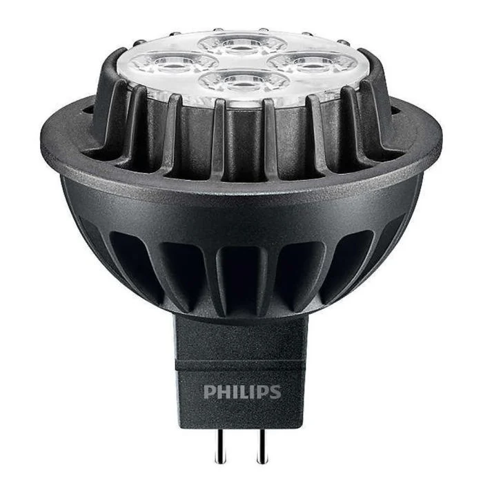Philips LED Foco LV GU5.3 MR16 8W 827 24D (MASTER) | Luz muy Cálida - Regulable - Reemplazo 50W