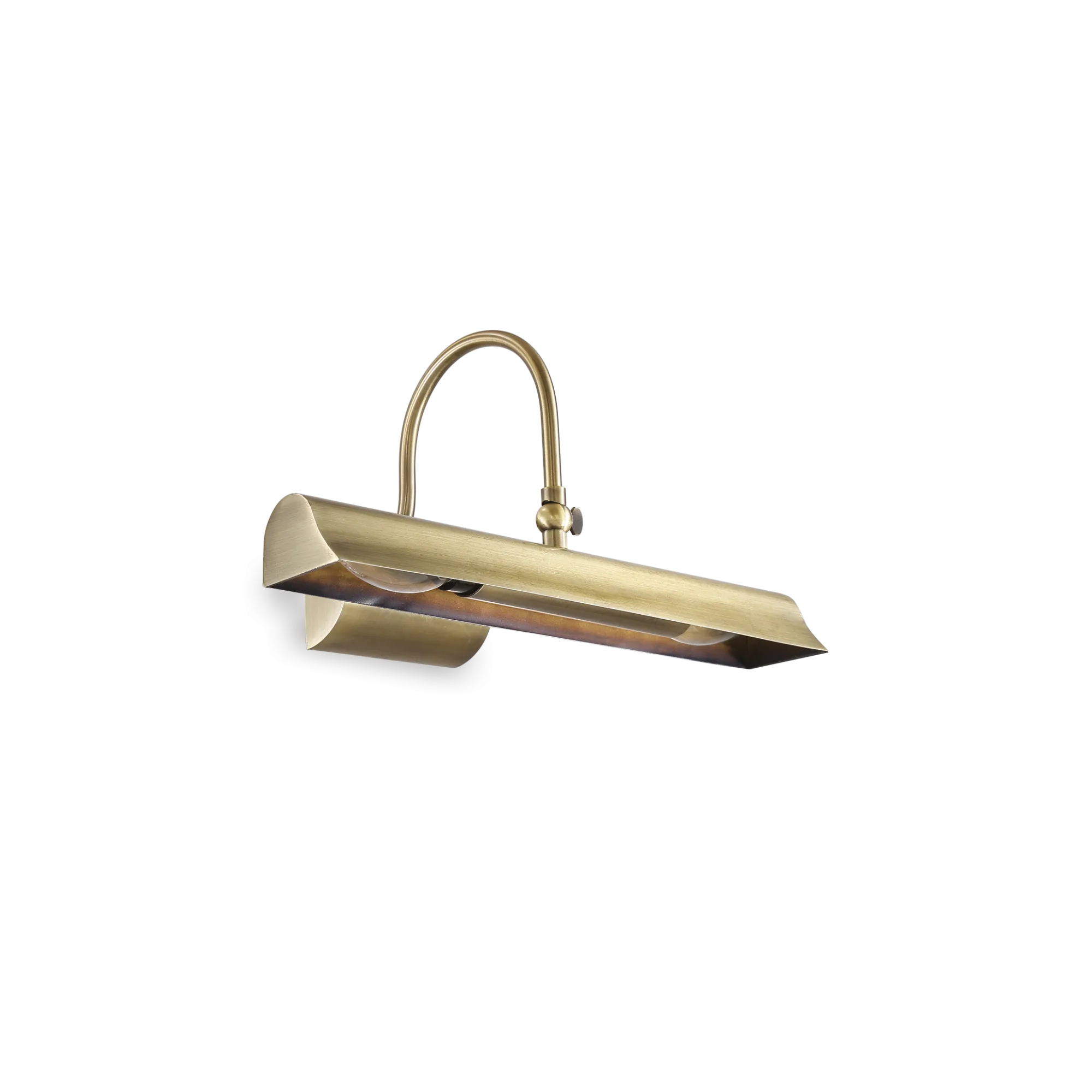 Aplique de Pared Doble Orientable Retro' Acabado Cuero | Ideal Lux