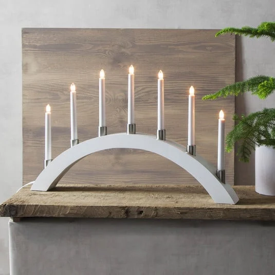 Arco de luz LED alto, 7 luces