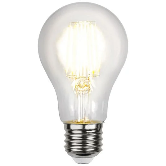 LED E27 3,5W A60 transparente AC/DC 12-24V 2.700K