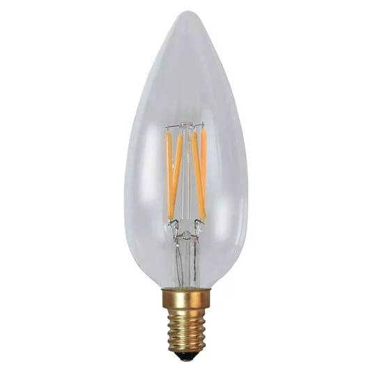 Vela LED C45 E14 3W 2200K 260 lúmenes atenuable