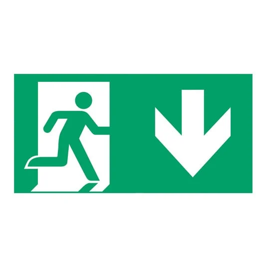 Señal salida emergencia tipo A L-LUX Standard Eco