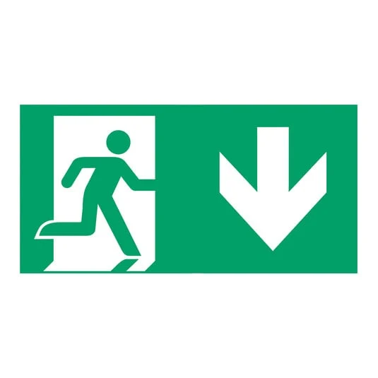 Señal salida emergencia tipo A para C-LUX Standard