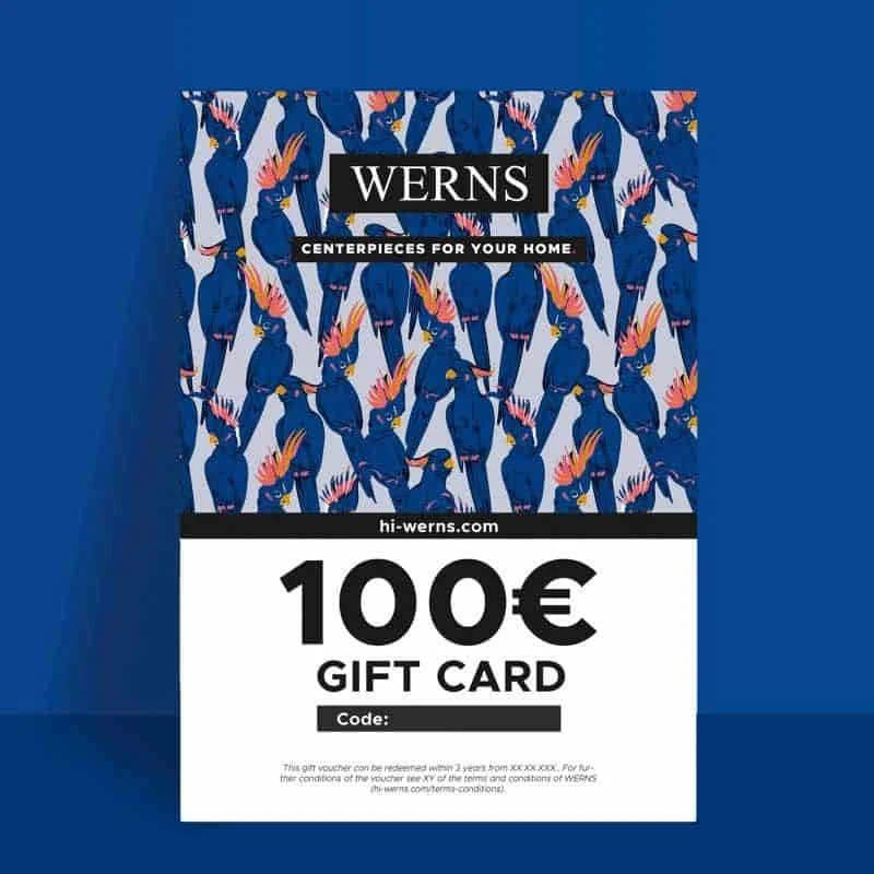 Gutschein mit individuellem Wert, Design: Kakadu
