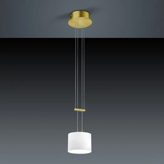 BANKAMP Grazia colgante ZigBee 1 luz 16cm latón