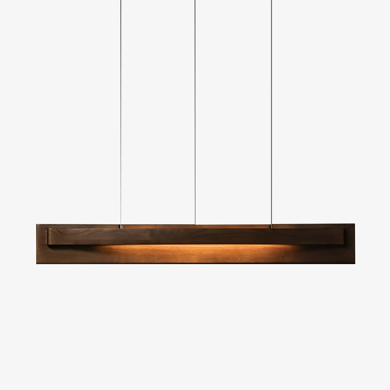 Zaraeyra Lámpara Colgante Marrón Madera Minimalista