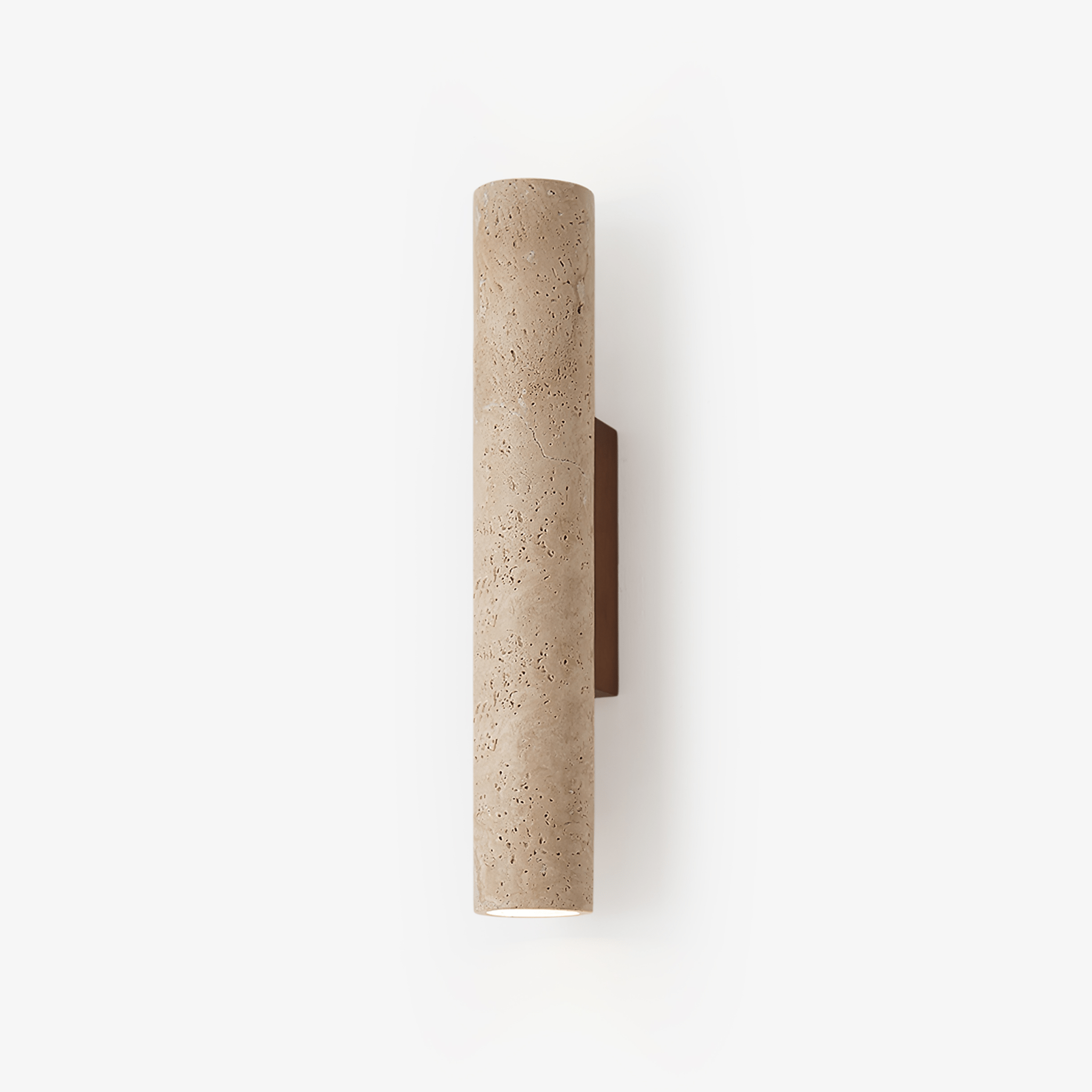 Olvaros Aplique de pared Cilindro Delgado Travertino Moderno