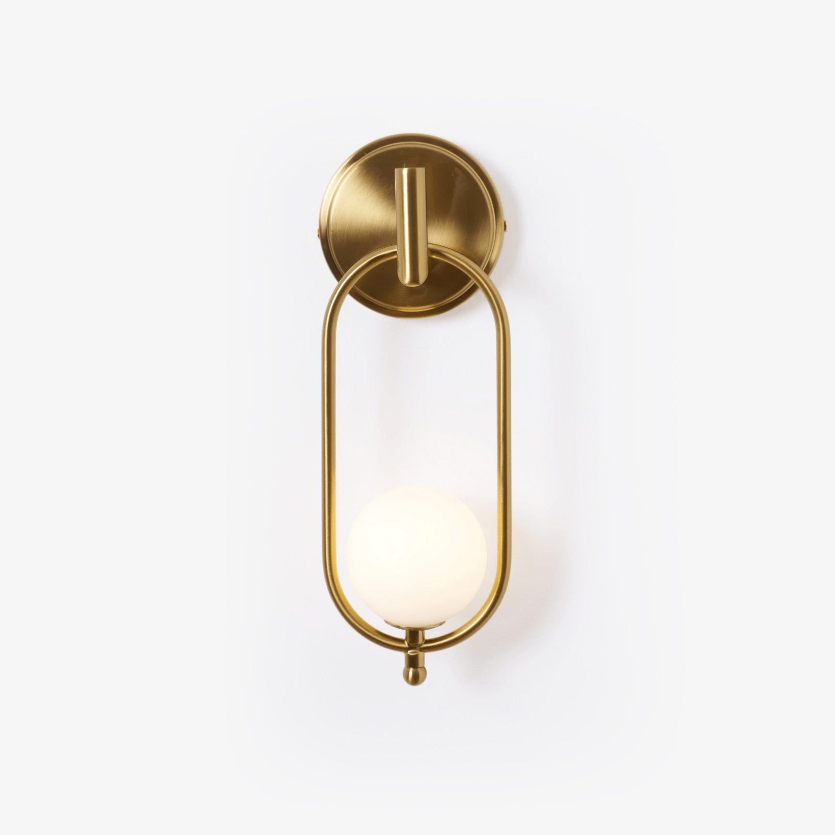 Cumirisra Aplique de pared Latón Vidrio Moderno Minimalista