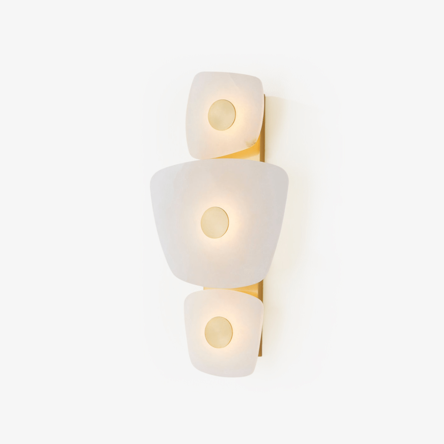 Vavenarae Aplique de pared Oro Alabastro Moderno