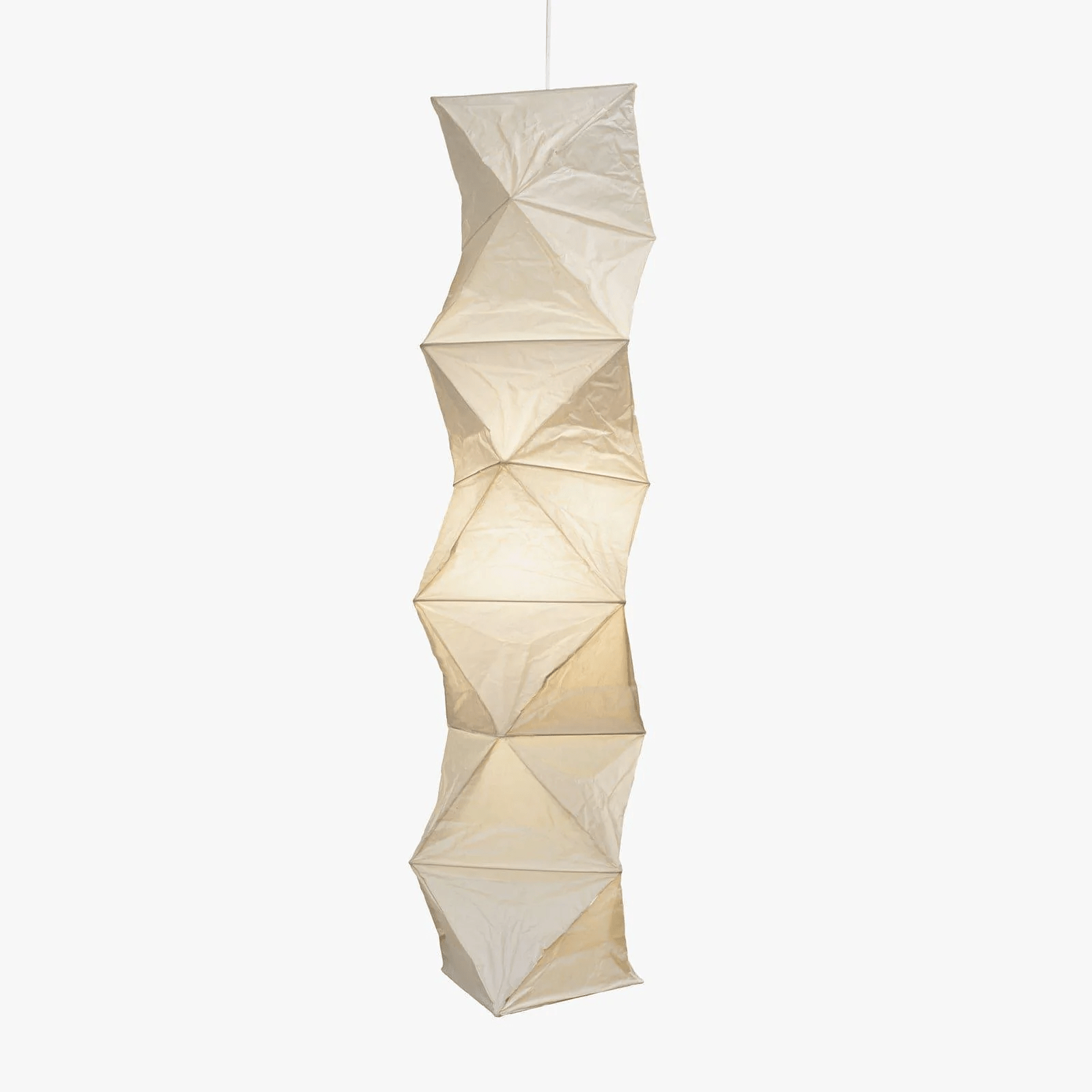 Origami Lámpara Colgante Blanco Minimalista Papel