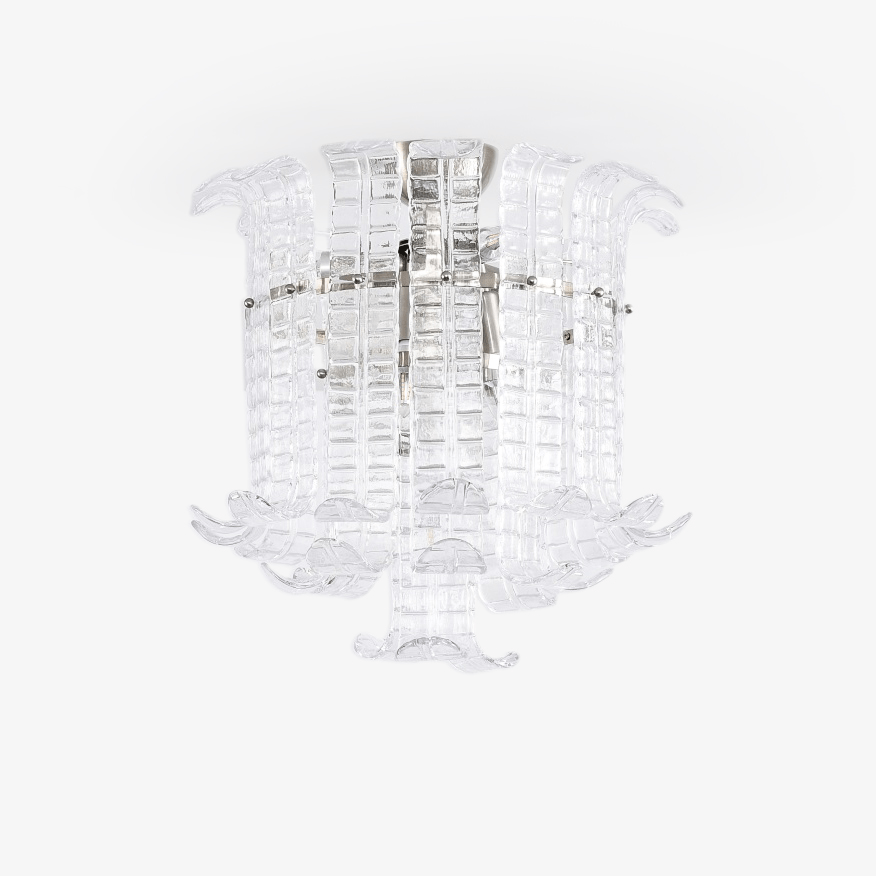 Aurora Lámparas de techo Limpio Murano Cristal Flush Mount