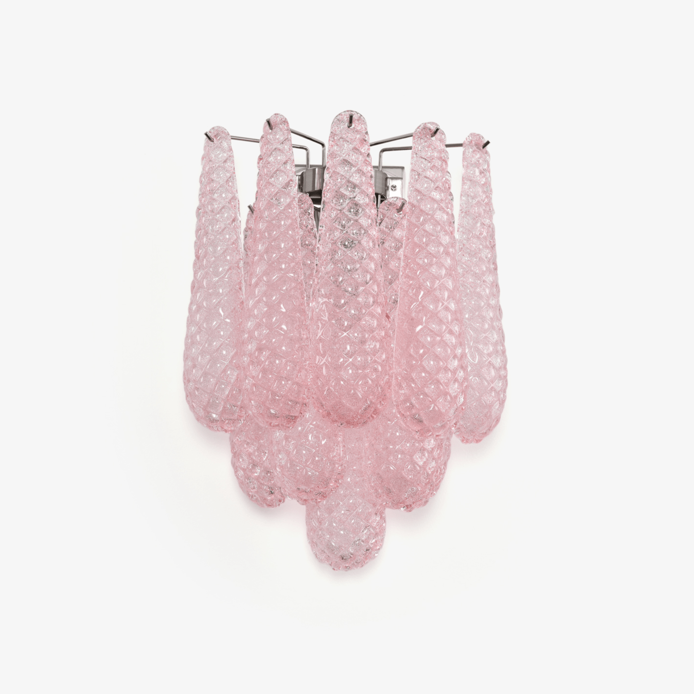 Aurora Aplique de pared Lágrima Vidrio Floral Artístico