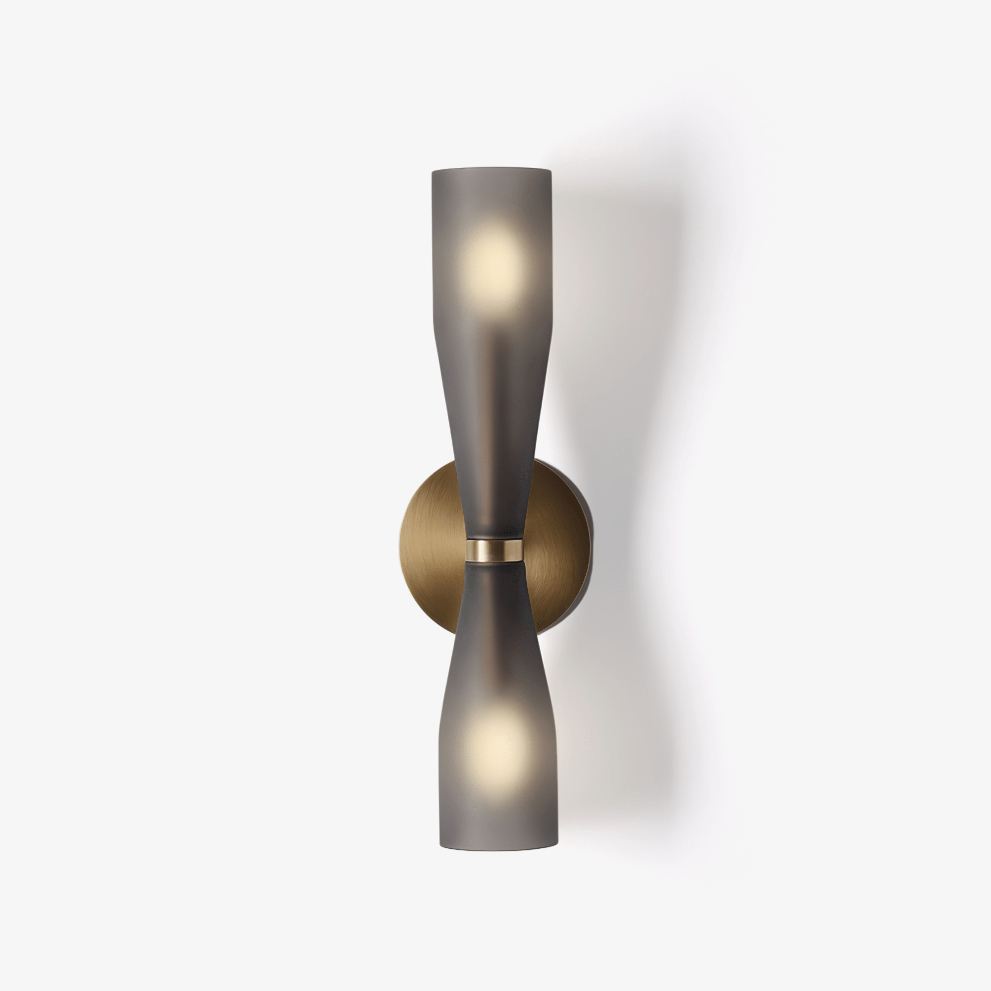 Torch Innen Wandleuchte Weiß Modern Glas