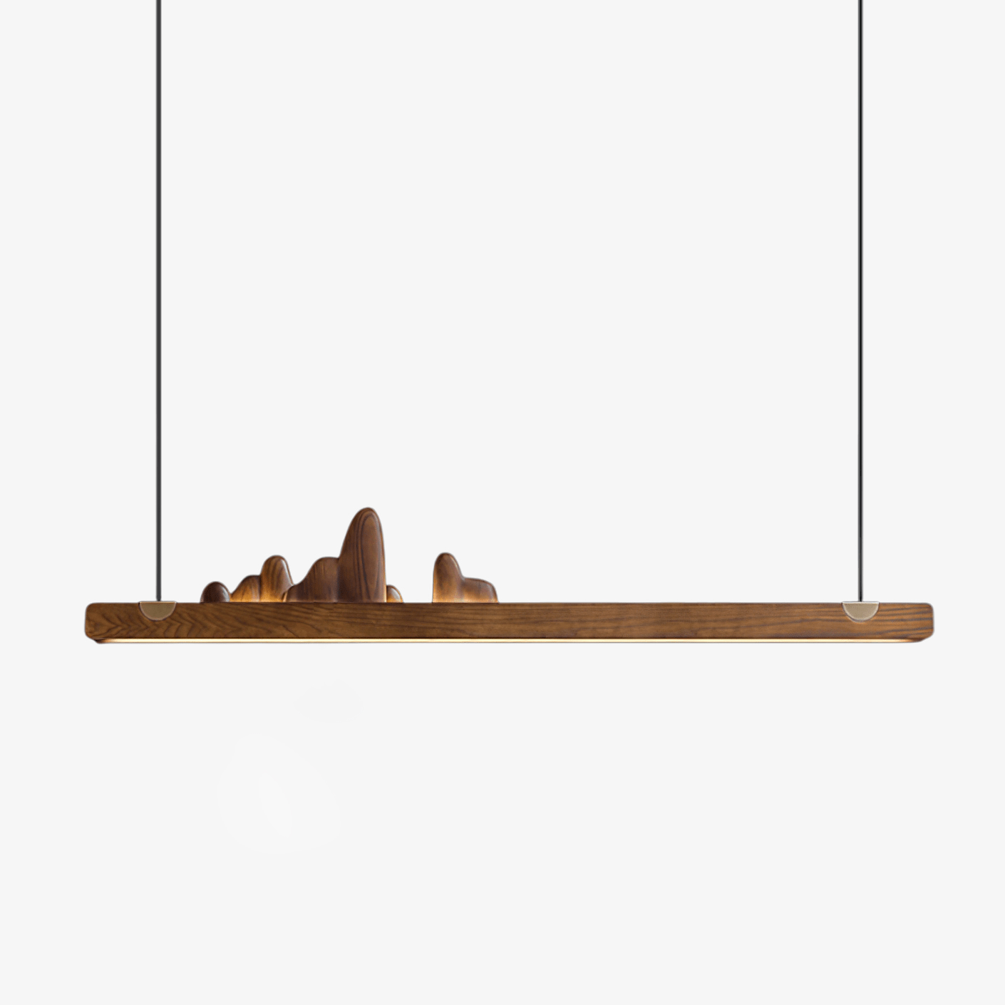 Lámpara colgante moderna de madera Daniel