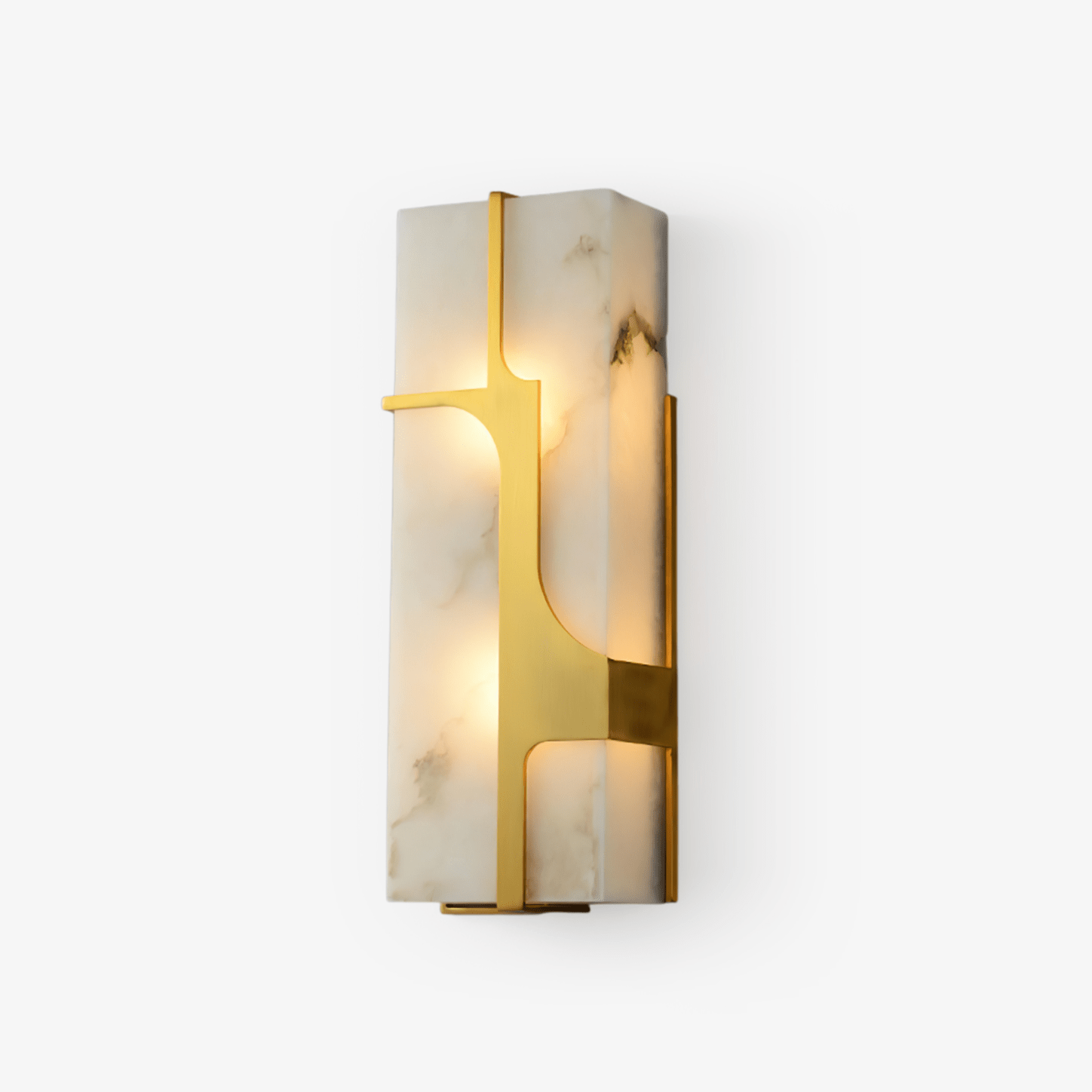 Ocarionis Wandleuchte Gold Alabaster