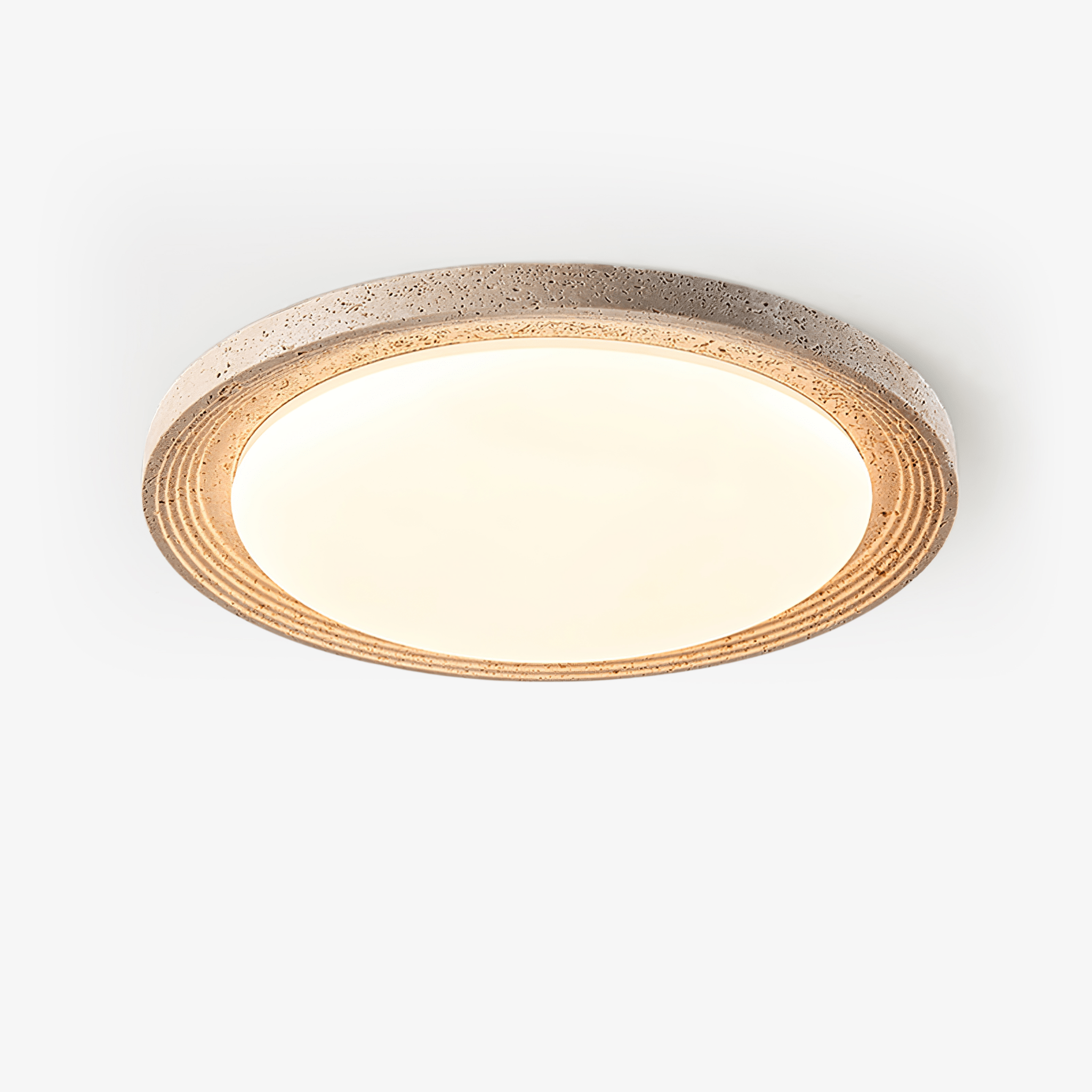 Orinir Luz de Techo Minimalista de Travertino