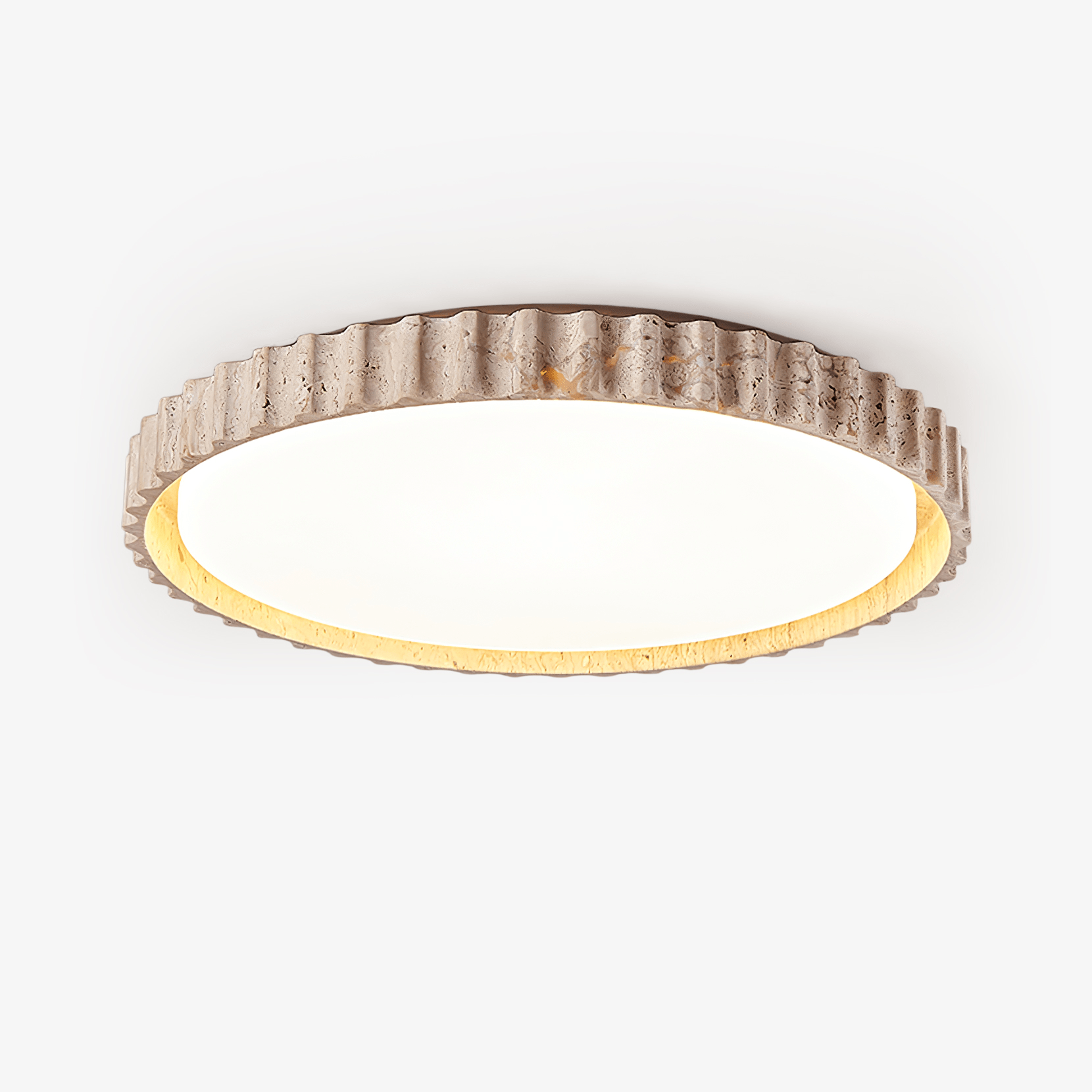 Ornorus Luz de Techo Minimalista de Travertino