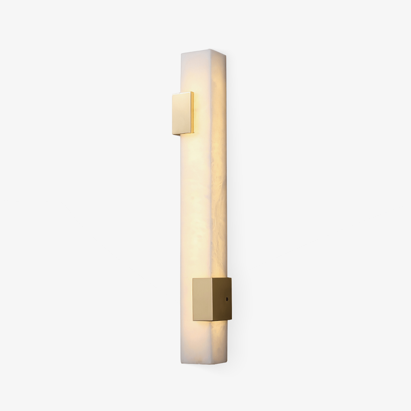 Eos Wandleuchte Gold Alabaster Linear Vanity