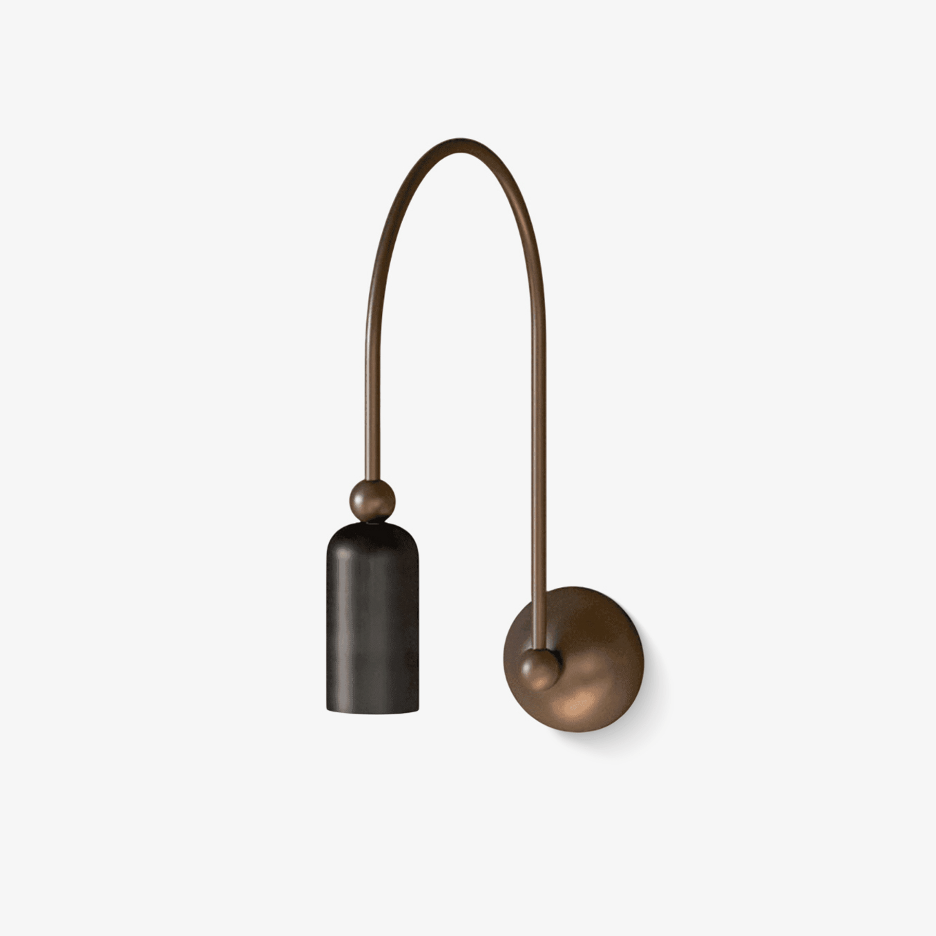 Vortigaud Wandleuchte Bronze Schwarz Industrial