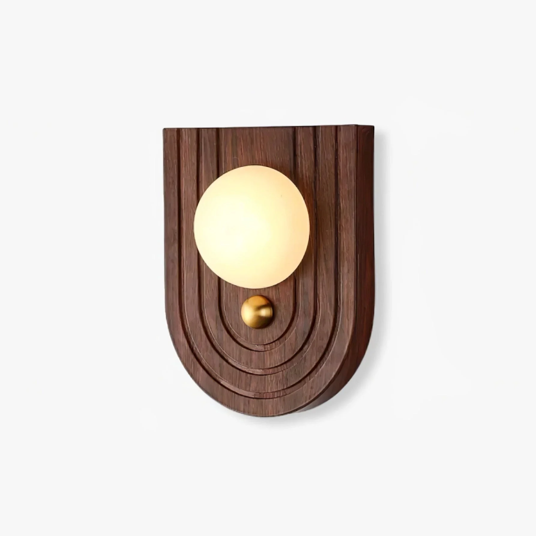 Orlin Alabaster Wandleuchte Holz Zeitgenössisch