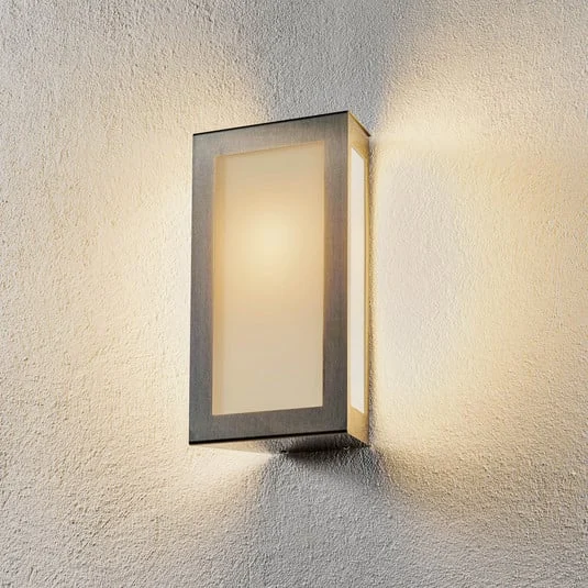 Aplique de pared exterior cuadrado Long sin sensor