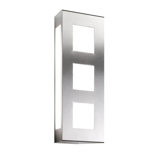 Aplique de exterior Trilo de acero inoxidable