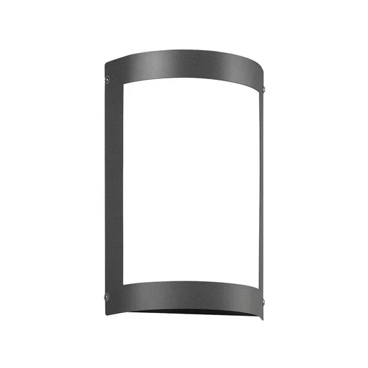Aplique de pared LED Aqua Marco, acero inoxidable, antracita, sensor