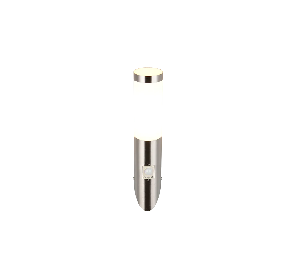 Aplique de exterior Trio Trioto LED níquel mate 3000K IP44 39cm 2