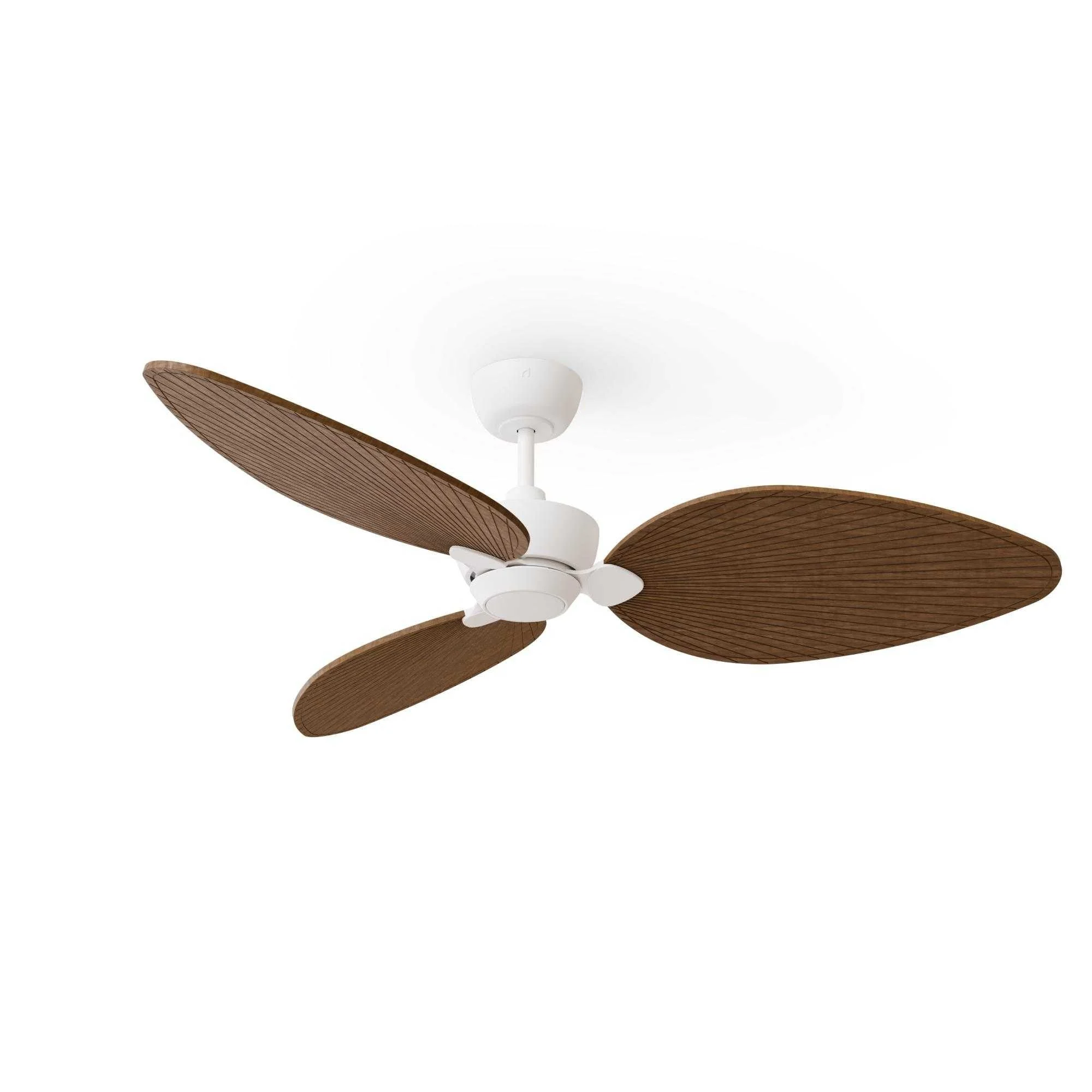 Ventilador de techo Sulion Alma 132cm blanco y madera oscura motor DC 2247694