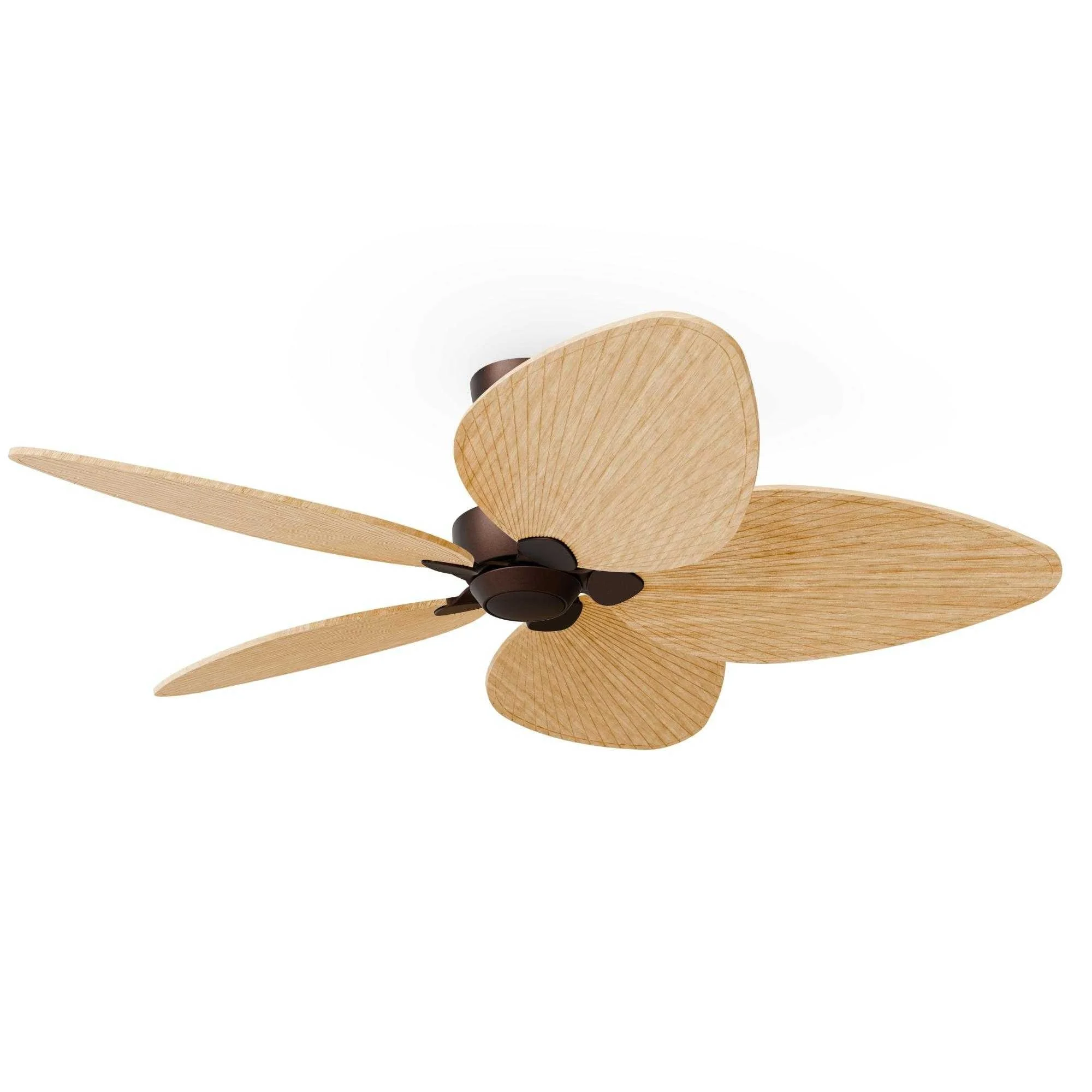 Ventilador de techo Sulion Alma 132cm marrón óxido y madera clara motor DC 2248066