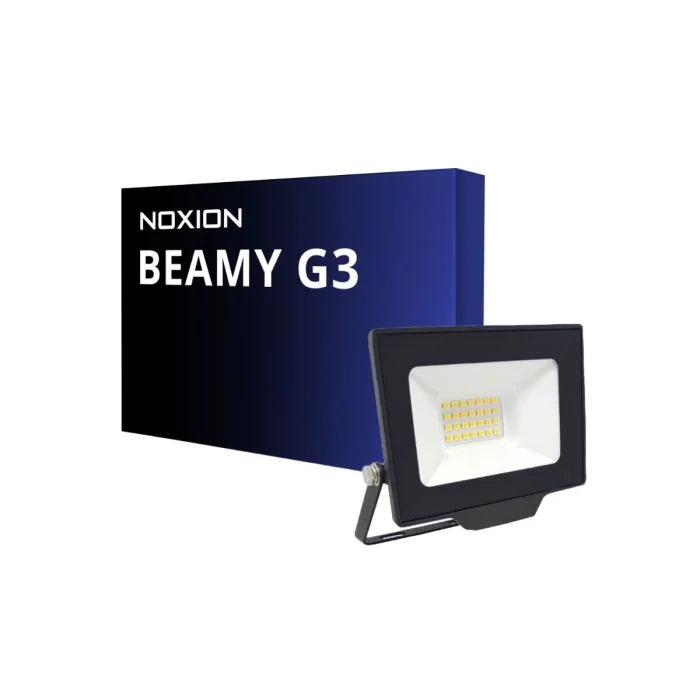 Noxion Proyector LED Beamy G3.1 Negro 30W 3300lm 110D - 830 Luz Cálida | IP65 - Simétrico