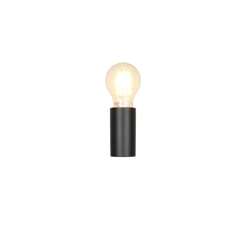 Aplique de pared Trio Pratella LED negro mate 2700K IP44 269370132