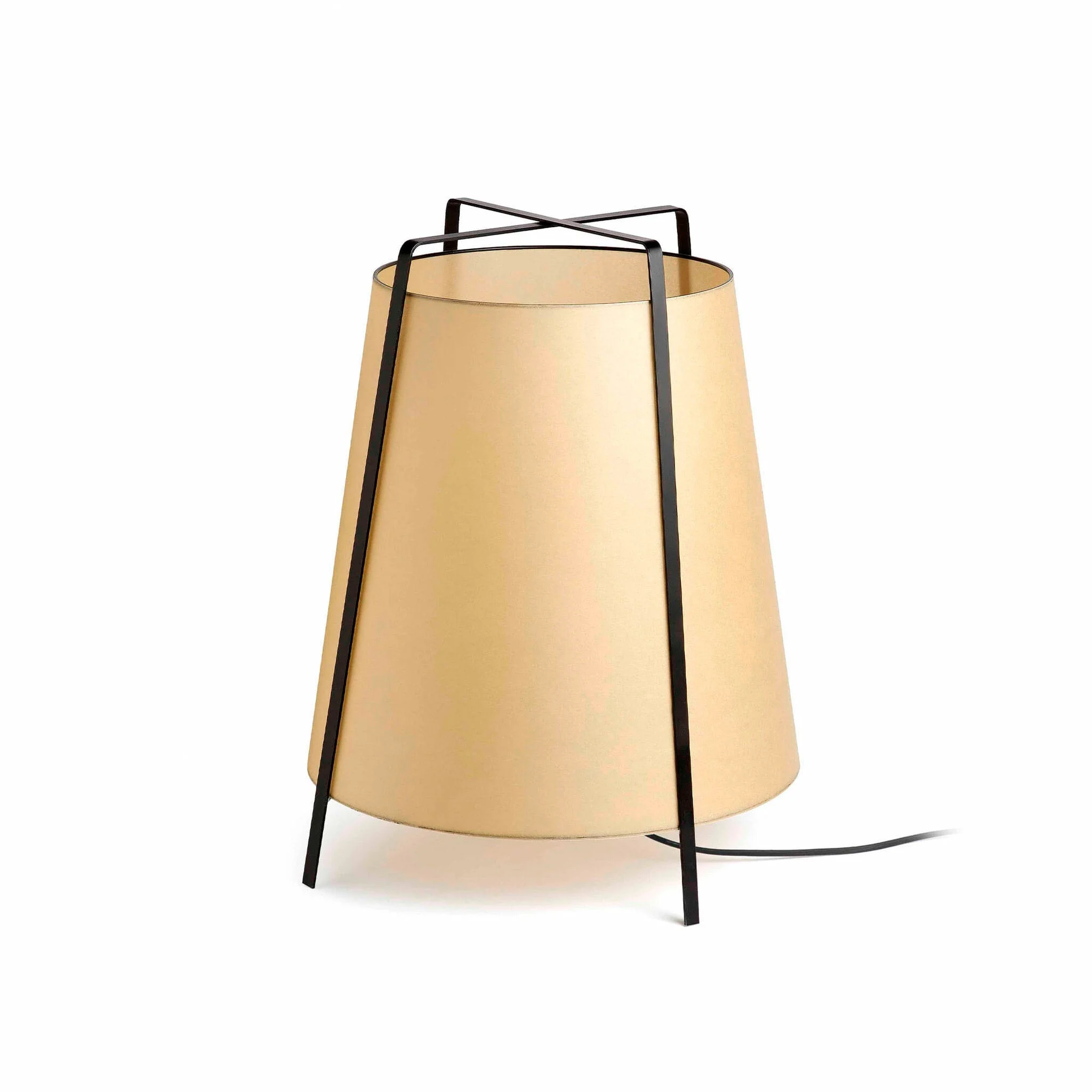 Lámpara de mesa Faro Akane E27 LED beige 28371