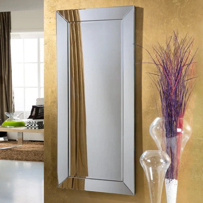 Espejo Schuller Roma plata y negro 80x178cm 29-E07/178