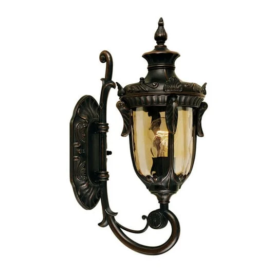 Aplique de exterior Philadelphia, 43 cm, color bronce, IP44