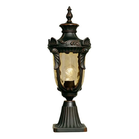 Baliza Philadelphia, bronce/ámbar, 54 cm, IP43