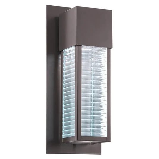 Aplique LED de vanguardia Sorel para el exterior