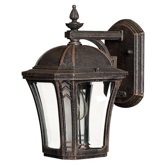 Aplique de exterior Wabash S, altura 26,5 cm
