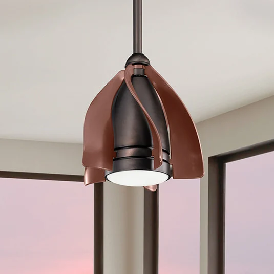 Ventilador techo LED Terna bronce grasa/cepillado