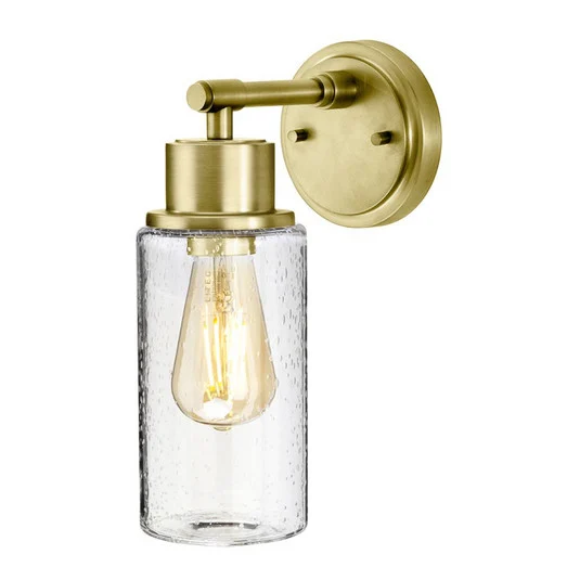 Aplique de baño Morvah, latón cepillado
