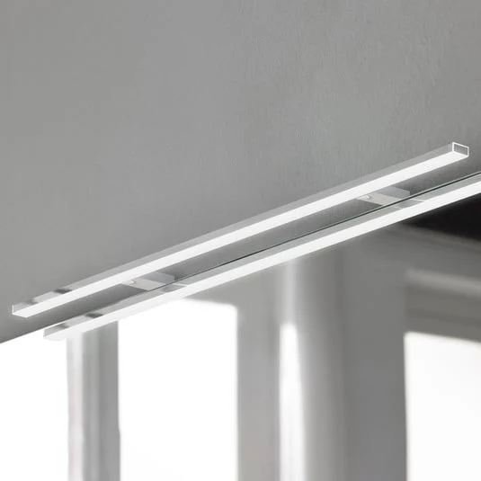 Esther 2 lámpara de espejo LED, cromo, anchura 80 cm