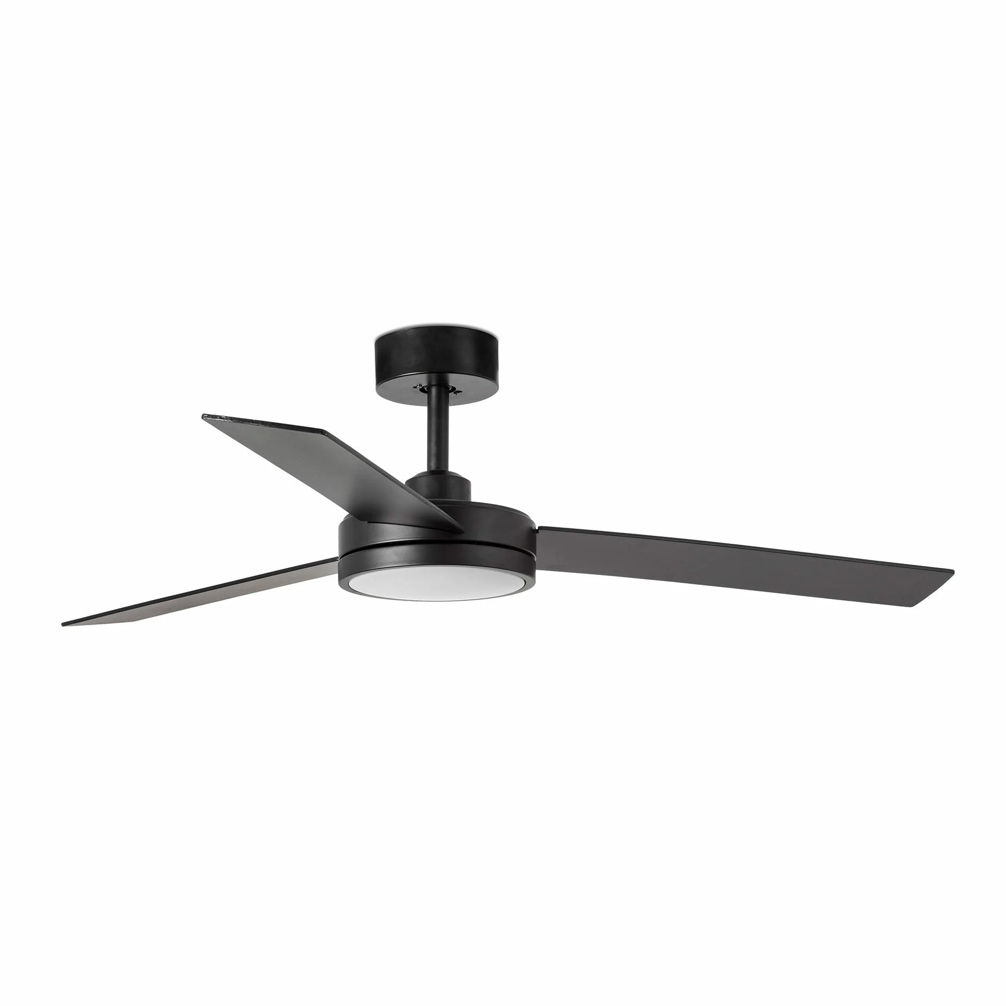 Ventilador de techo con luz Faro Barth motor DC LED negro mate 2700-6000K CCT Ø132cm 3 34261