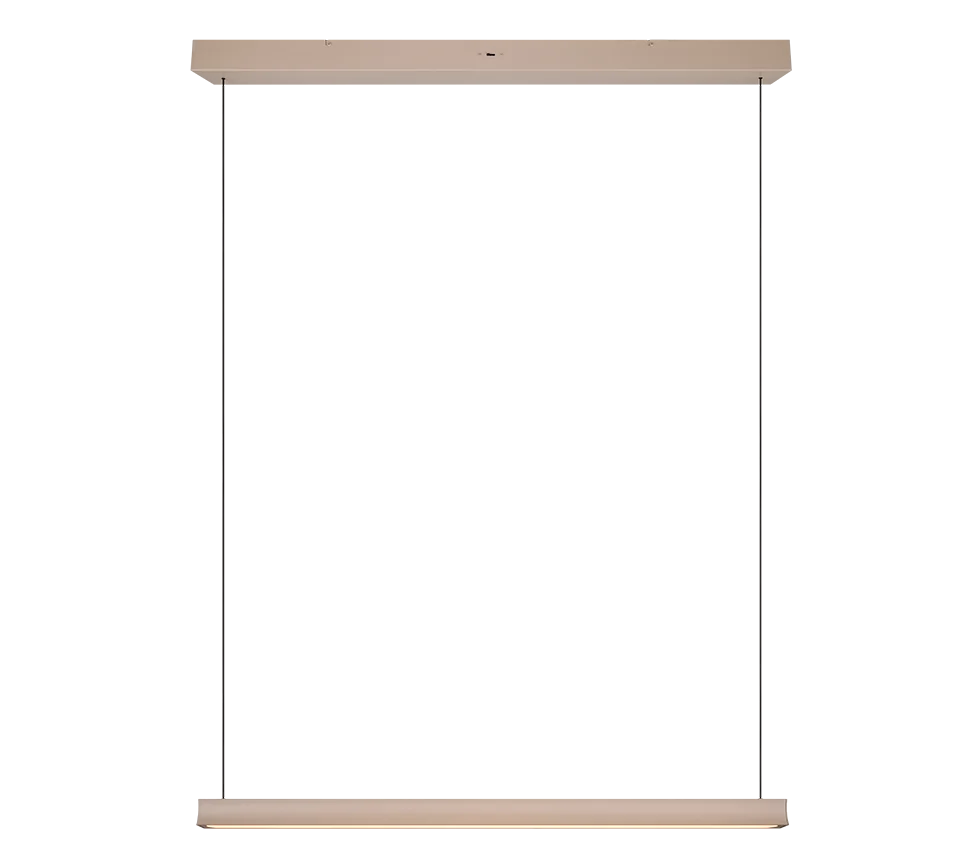Lámpara de techo colgante Trio Wallace LED warm beige 20cm 3