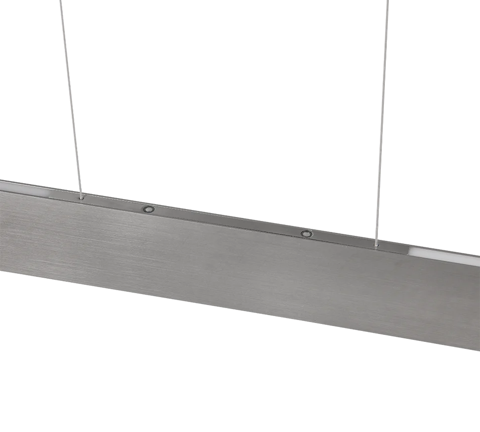 Lámpara de techo colgante Trio Galway LED níquel mate táctil CCT 150cm 3