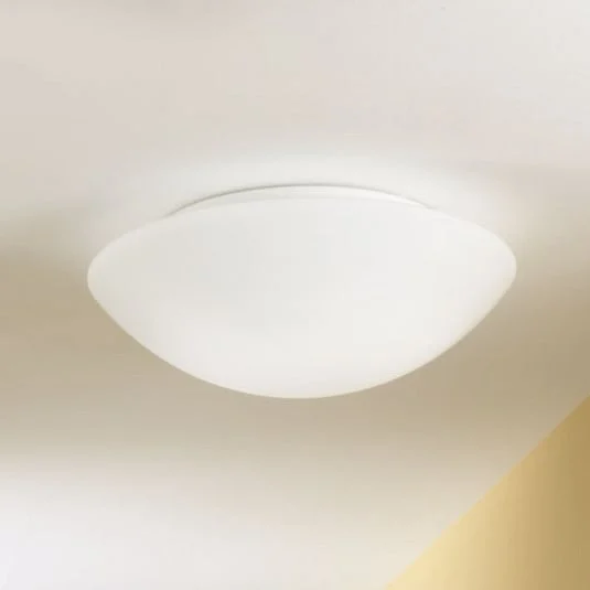 Lámpara de techo Pandora, Ø 20 cm, cristal, blanco