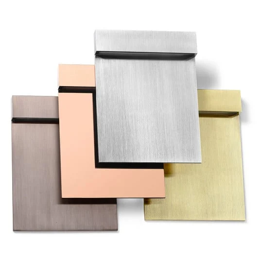 FLOS Real Matter aplique LED empotrado IP65 oro