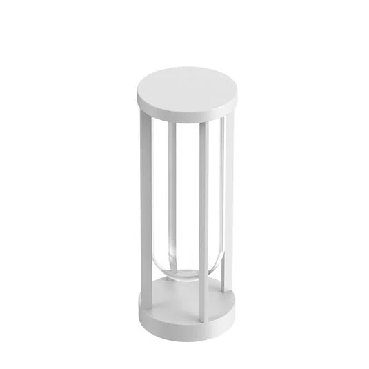 Bolardo FLOS In Vitro 1, 2.700 K, 40 cm, blanco