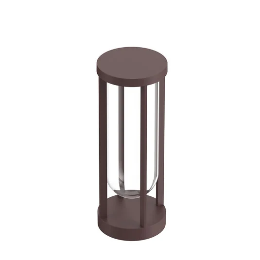 Bolardo FLOS In Vitro 1, 2.700 K 40 cm marrón oscuro