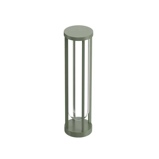 Bolardo FLOS In Vitro 2, 2.700 K, 60 cm, verde claro