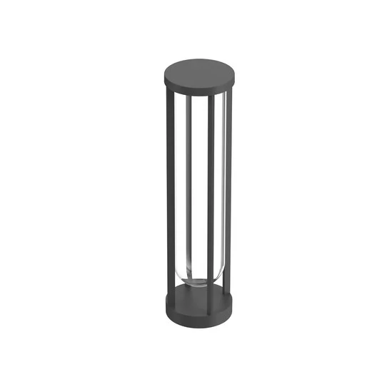 Bolardo FLOS In Vitro 2, 2.700 K, 60 cm, antracita